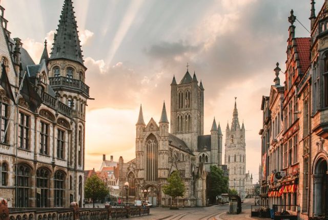 Il centro storico di Gent, Fiandre