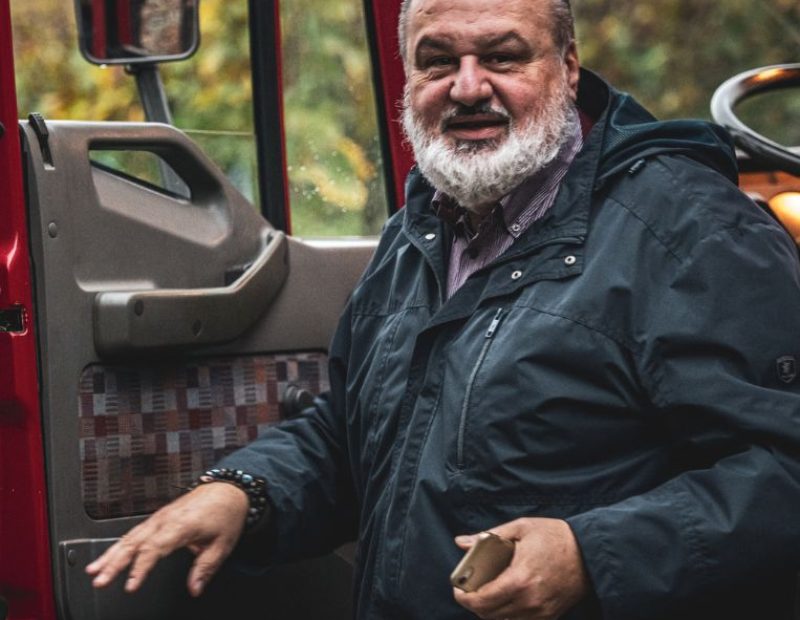 Ritratto del patron di Cantine Ascheri a Bra, in Piemonte